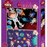 Space-Themed Jigsaw Puzzle Set 35 + 60 Pieces ART PUZZLE