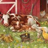 Familienpuzzle COBBLE HILL Stallbabys 350 Teile