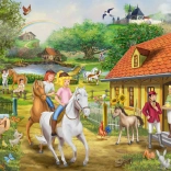 Puzzel Bibi en Tina: Martins boerderij 1000 stukjes