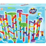 Plastic marble run, 150 pieces in a box