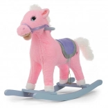 Roze hobbelpaard voor kinderen