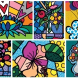 Puzzle-Collage Blumen 2000 Teile