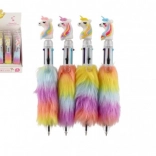 Plush unicorn pen, 6-color ballpoint 16 cm