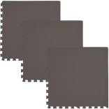 HUMBI Foam Mat 180 × 60, large waterproof puzzle, safe, 3 pcs, brown