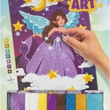 Mosaic Picture Purple Fairy 30x21 cm