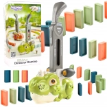 Woopie elektrische locomotief voor dominosteentjes dinosaurus groen