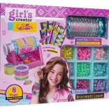 Kit de fabrication de bracelets avec métier et accessoires