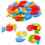 Houten kleurrijke mozaïek BIGJIGS TOYS