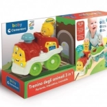 Interactieve trein met dieren CLEMENTONI (spreekt Tsjechisch)