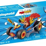 Playmobil Funstars Racing : catcheur – set de course avec moteur à rétrofriction