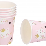 Gobelets en papier Chat 250ml, 6 pcs