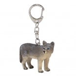 Sleutelhanger met Wolf figuur