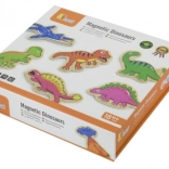 Houten magneten dinosaurussen – set van 20 stuks