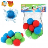 Wiederverwendbare Stoff-Wasserbälle 5 cm, 12 Stück im Netz