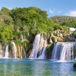 Puzzel 4000 stukjes watervallen KRKA, Kroatië CASTORLAND