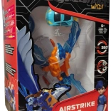 Screechers Wild! Airstrike Eagle transforming set with coin