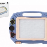 Magnetic drawing board blue for children