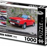 Puzzel RETRO-AUTA Škoda Garde 1983, 1000 stukjes