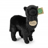 Plush Llama Alpaca black 23 cm eco-friendly