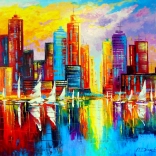 Puzzle Abend in New York 1000 Teile