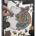 Moxy outline puzzle tiger 130 pieces