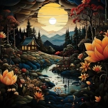 Puzzel Nachtelijke Schoonheden 1000 stukjes