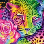 Puzzle SCHMIDT Leopard Neon 1000 Teile