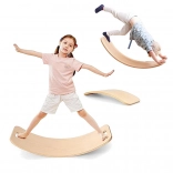 Houten balansbord KREA Balance Board met vilt