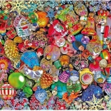 CLEMENTONI Puzzle Impossible : Noël scintillant, 1000 pièces