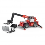 Bruder telescooplader MANITOU MRT 2150 met accessoires 1:16