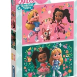 Clementoni Puzzle La boulangerie d’Alice au pays des merveilles 2x60 pièces