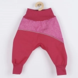 Softshell babybroek NEW BABY roze