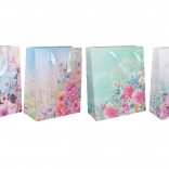 Sac cadeau L, 40 × 30 × 12 cm – assortiment de motifs toutes saisons