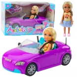 Mini doll Ankiki convertible purple