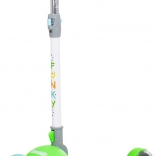 trottinette pour enfants Chipolino Funky bleu‑vert avec roues lumineuses