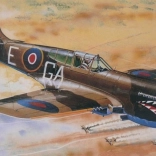 Modèle d'avion Curtiss P-40K Kittyhawk Mk. III 1/72