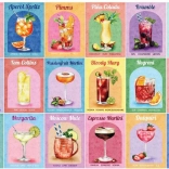 Kleurrijke cocktailpuzzel 1000 stukjes