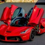 Diamanten mozaïek – rode auto