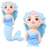 Plush Mermaid with Blue Beads 32 cm