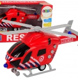 Reddingshelikopter met stem en lichtjes