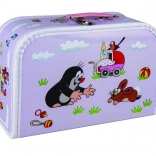 Valise pour enfants Krtek et poussette violet