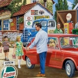 Panoramische puzzel Tanken voor vertrek 636 stukjes GIBSONS