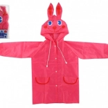 Children's Raincoat Rabbit Pink 110-120cm
