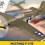 Kit de construction COBI WWII – avion MUSTANG P-51B 1:48 (158 pièces)