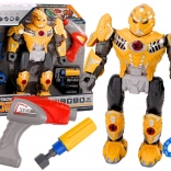 Screwdriver Robot Weapon Drill Lights Sound Yellow