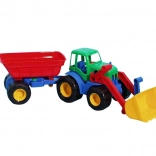 Laadmachine met aanhanger