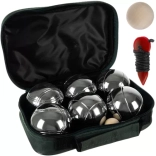 Pétanque-set – 6 metalen boules met etui
