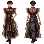 Kids Costume Dress WEDNESDAY Rave'n Dance 142–154 cm (11–13 years)