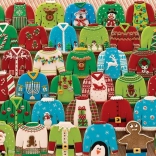 Puzzle COBBLE HILL Hässliche Weihnachtspullover 1000 Teile