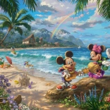 Puzzel Minnie en Mickey op Hawaï 1000 stukjes
